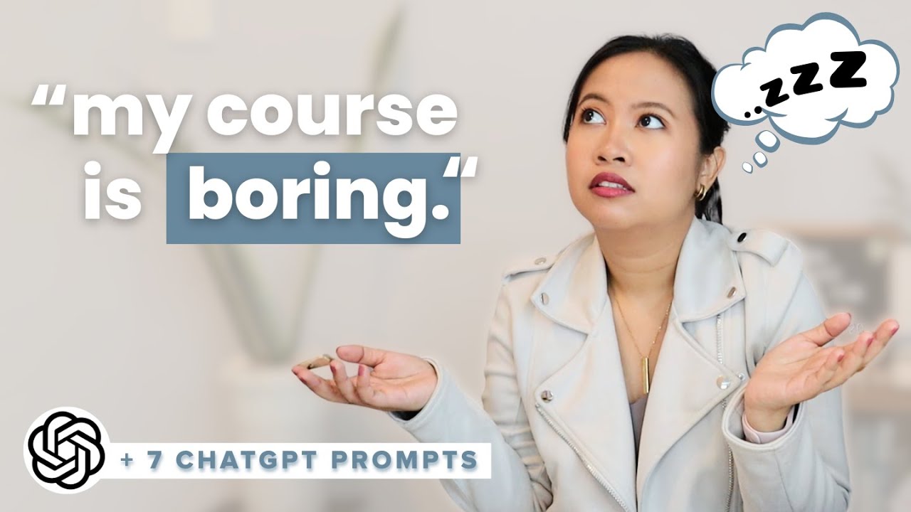 Level Up Your Online Course FAST Using ChatGPT