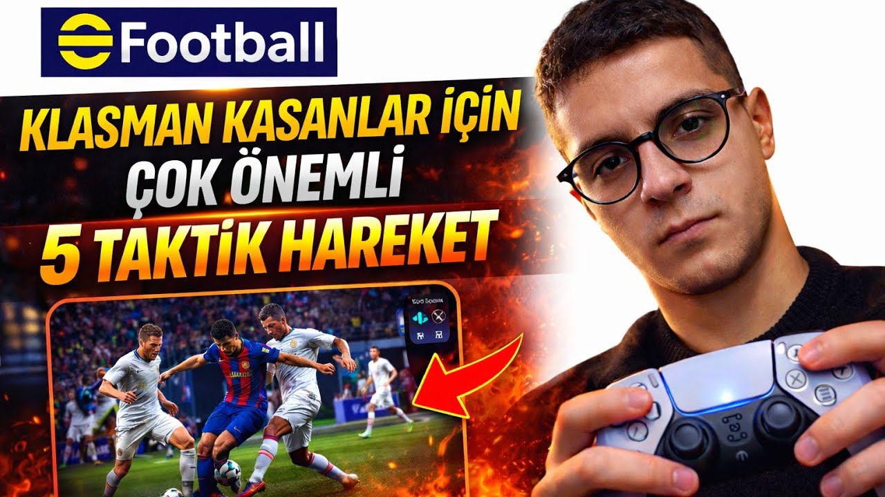 eFootball Rehber | Klasman İçin En Etkili 5 Taktik Hareket #efootball 