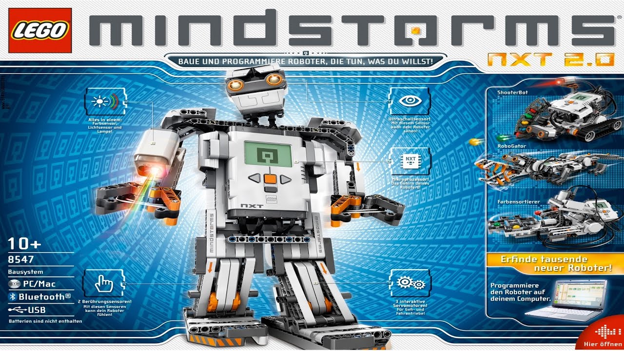 Обзор Lego Mindstorms NXT 2.0 + Сборка робота SegWay + Логика