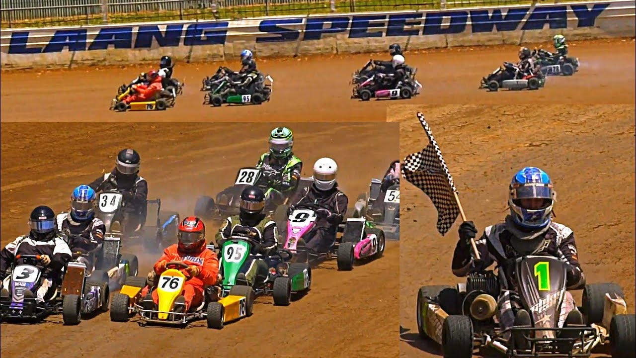 Melbourne Speedway Kart Club  Laang Speedway 14-1-2018