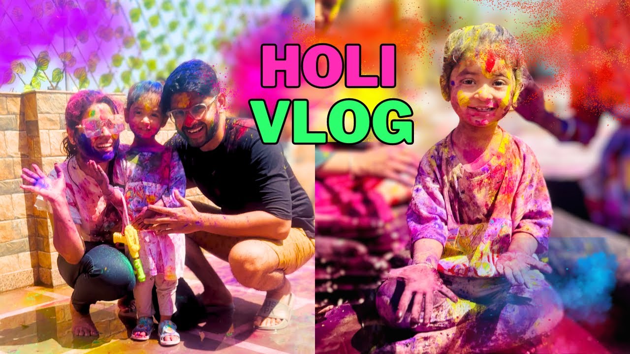 Our Holi Celebration 2024 | Vlog With Mansi | Vlog #89