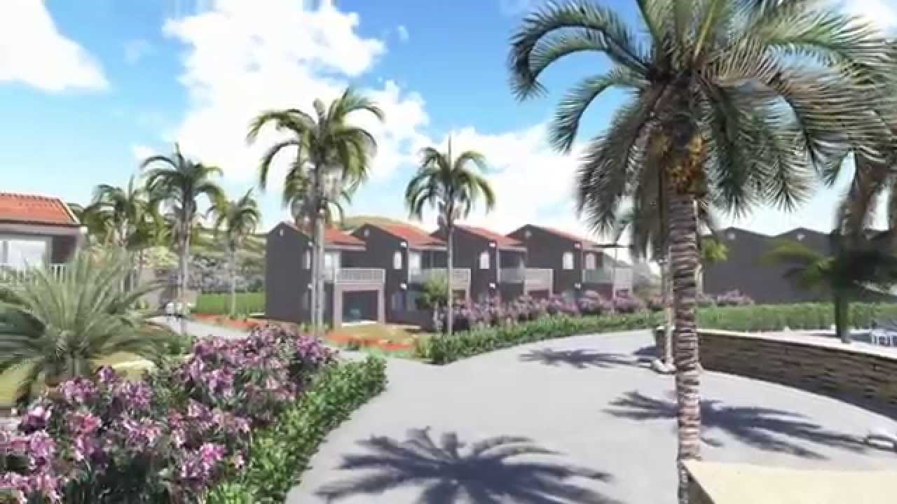 3D animatie - Sea view appartementen, Coral Estate (Curacao)