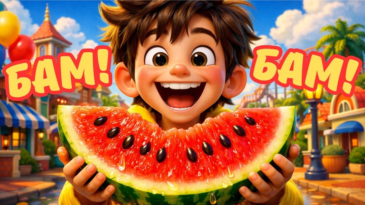 БАМ! БАМ! БАМ! 🍉 ГДЕ АРБУЗ? (Официальный мульт-клип 2026)