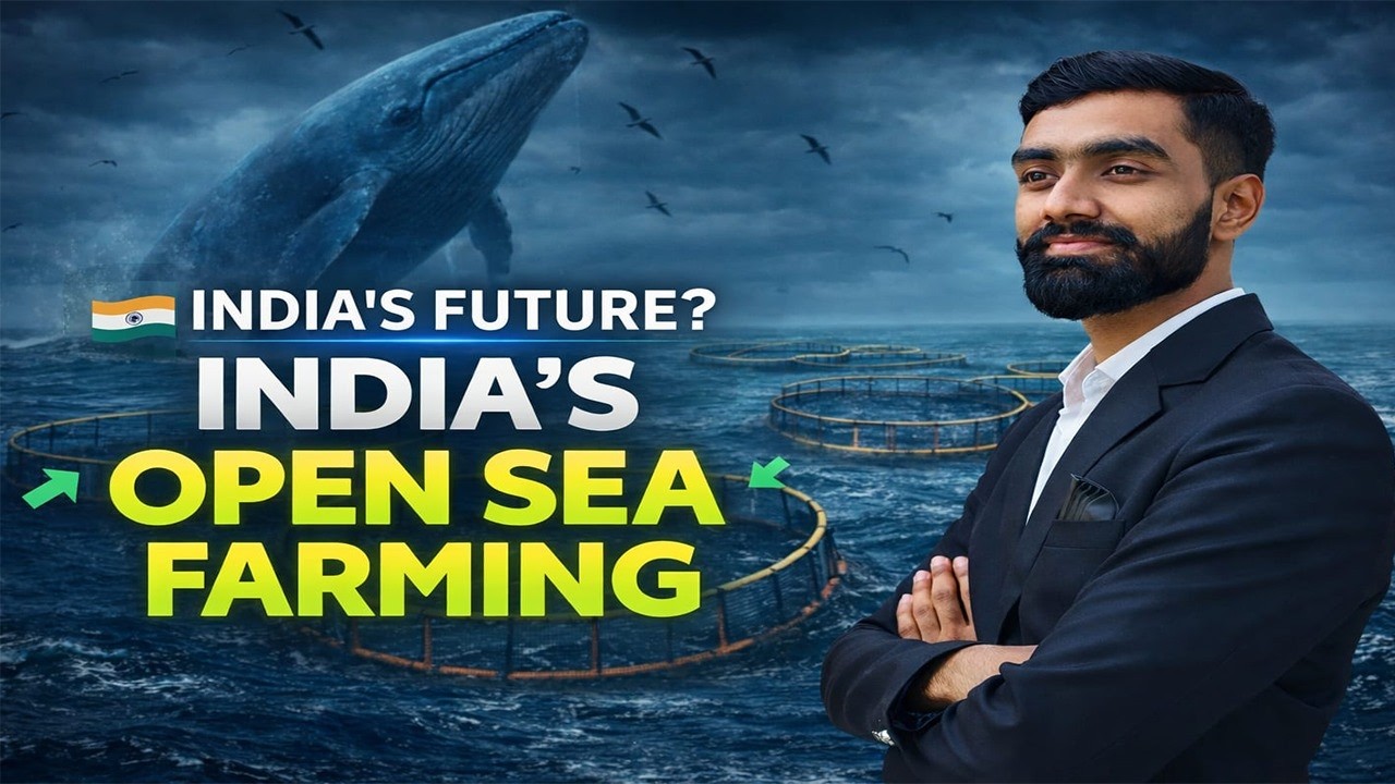 India’s First Open-Sea Marine Fish Farming Project Explained | Blue Economy | Current Affairs 2026