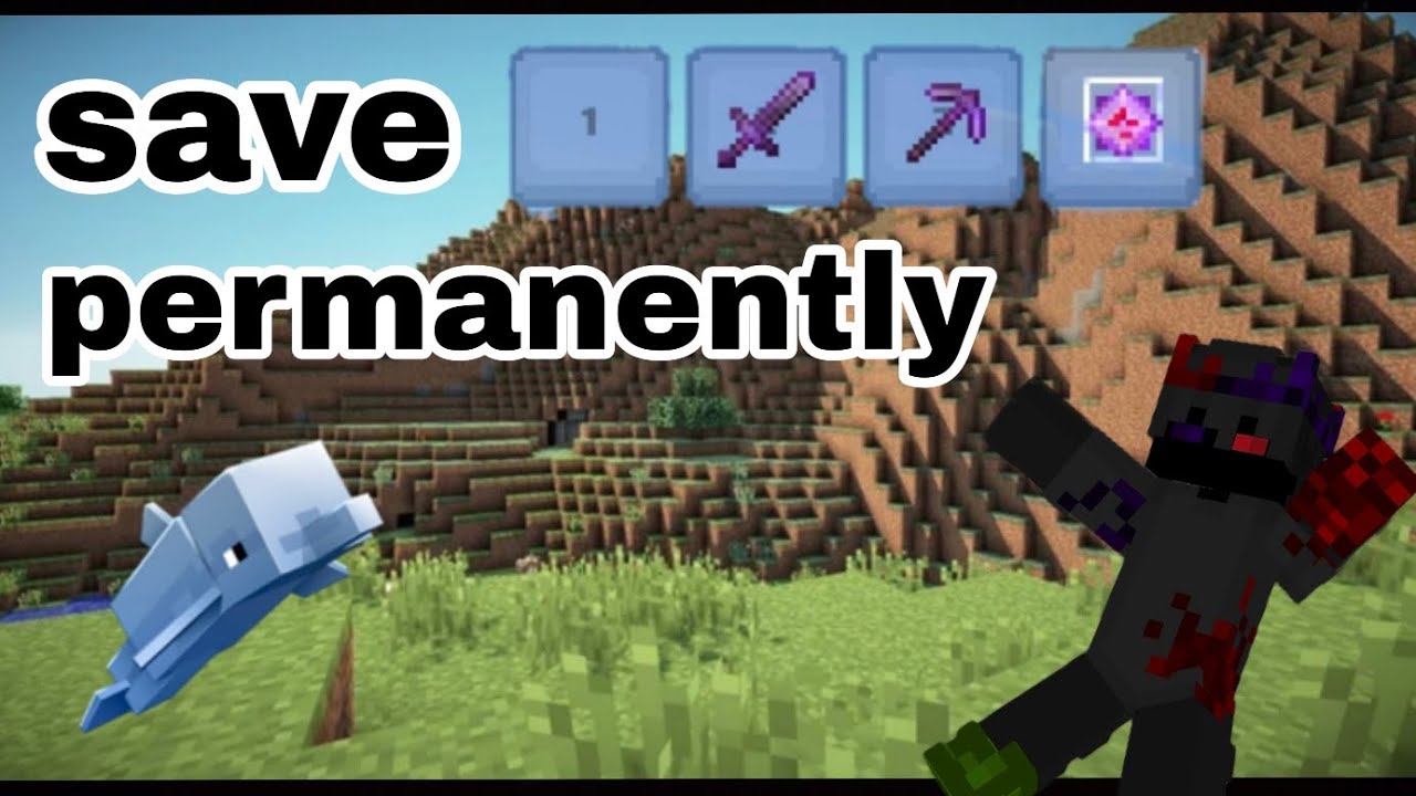 Step by step how to save slot hotbar button permanently in slot hotbar button pack (tutorial)