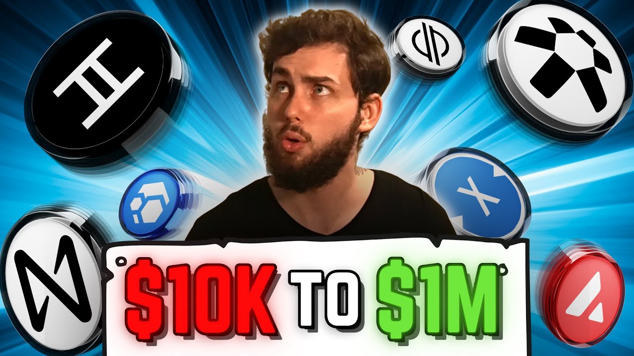 Turn $10,000 Into a Million Dollar Crypto Portfolio With These Altcoins!
