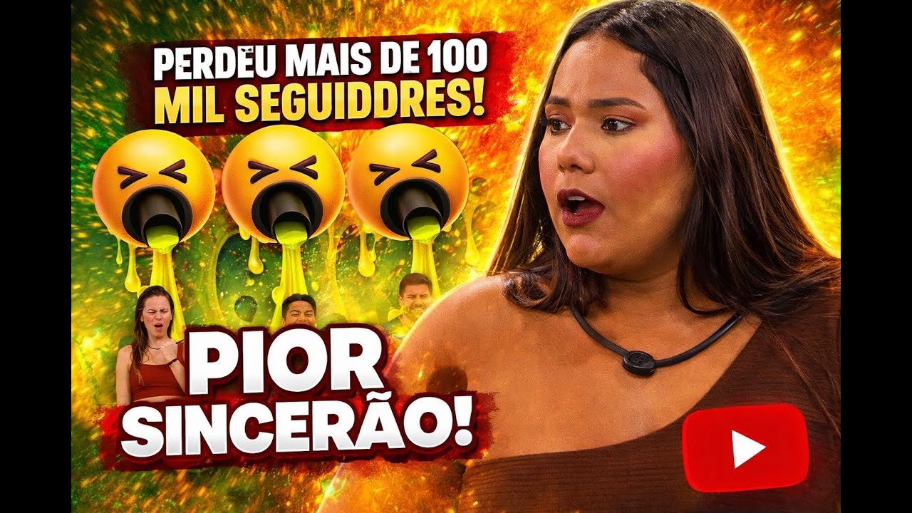 CHAIANY PERDE MAIS DE 100 MIL SEGUIDORES APÓS SINCERÃO NO BBB26