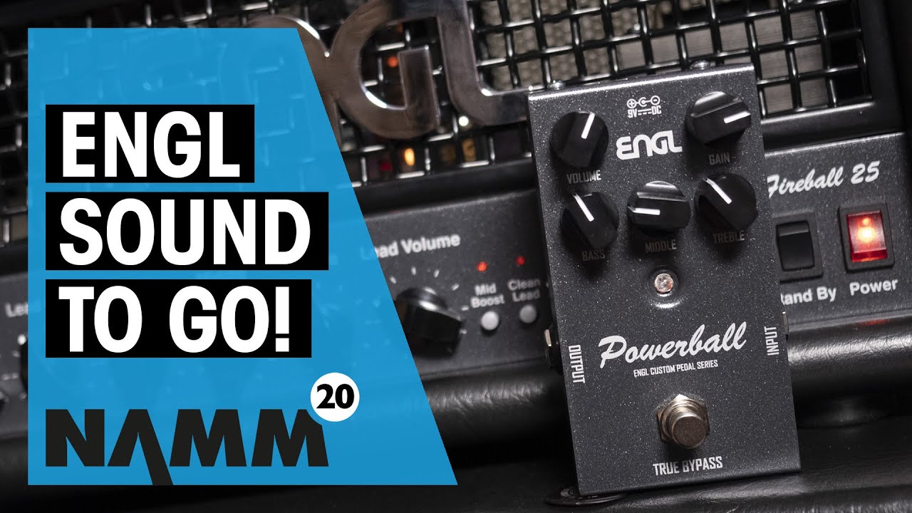 ENGL NAMM 2020 | New Fireball 25 and Powerball pedal | Thomann