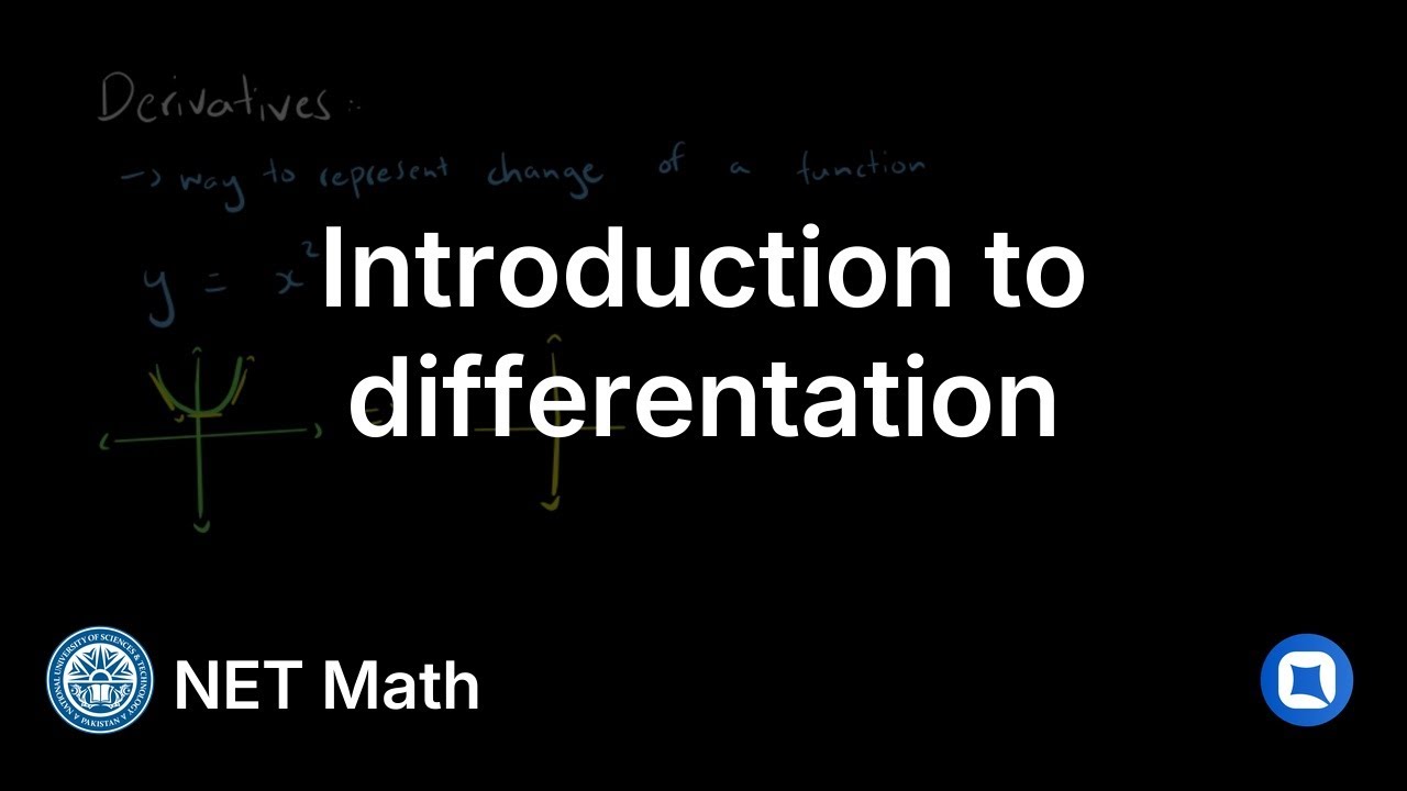 NET Math (Pre-Engineering) | Introduction to Differentation | Qalam Counseling