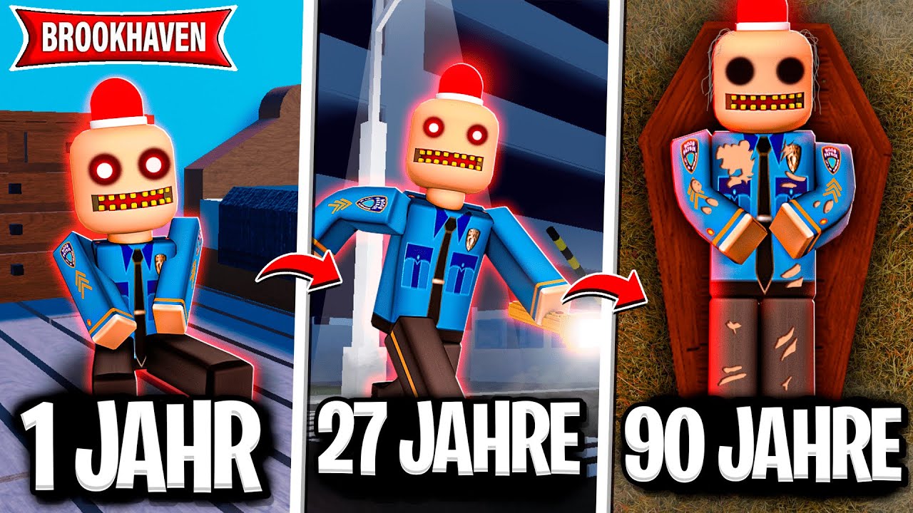 SIRENCOP LEBENSZYKLUS in BROOKHAVEN! (Roblox Brookhaven 🏡RP | Story Deutsch)