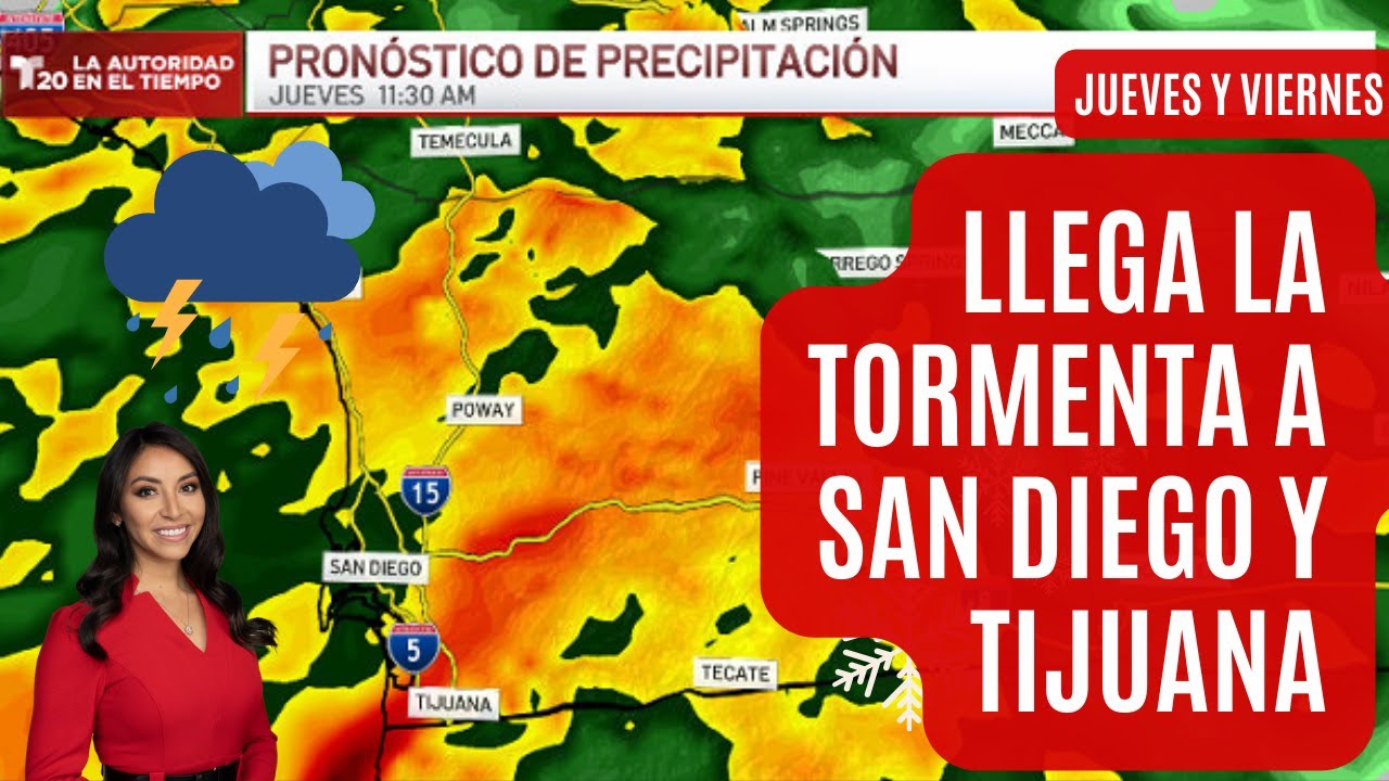 El pron&oacute;stico del tiempo para San Diego y Tijuana | El clima en Baja California
