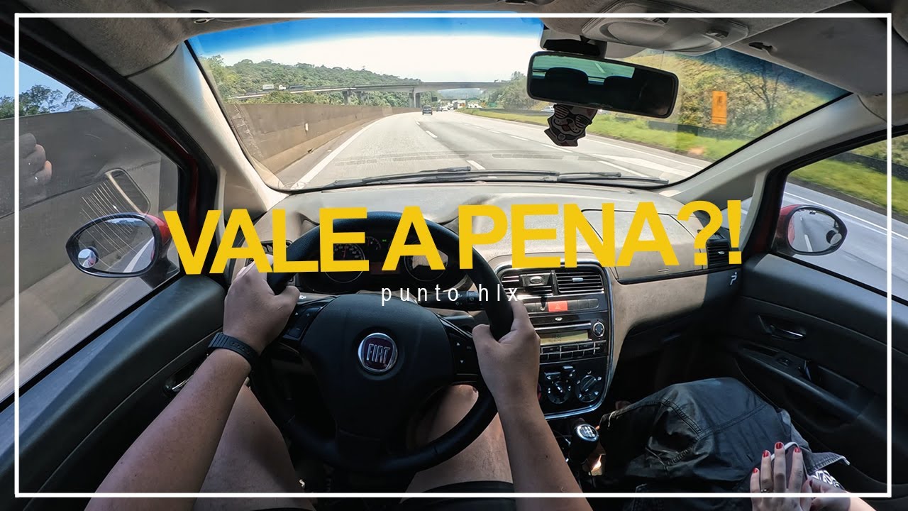 Fiat Punto 2008 na estrada até Santos… Ainda vale a pena? 👀