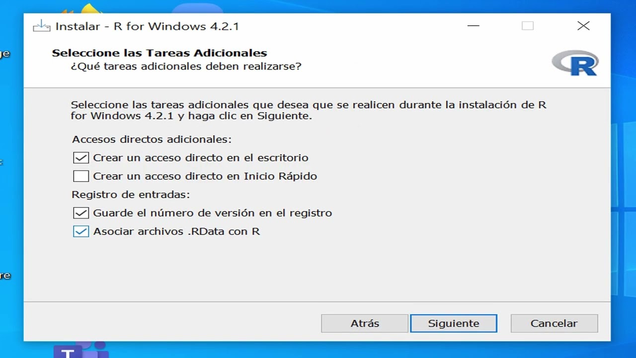 Instalación de R y Rcmdr