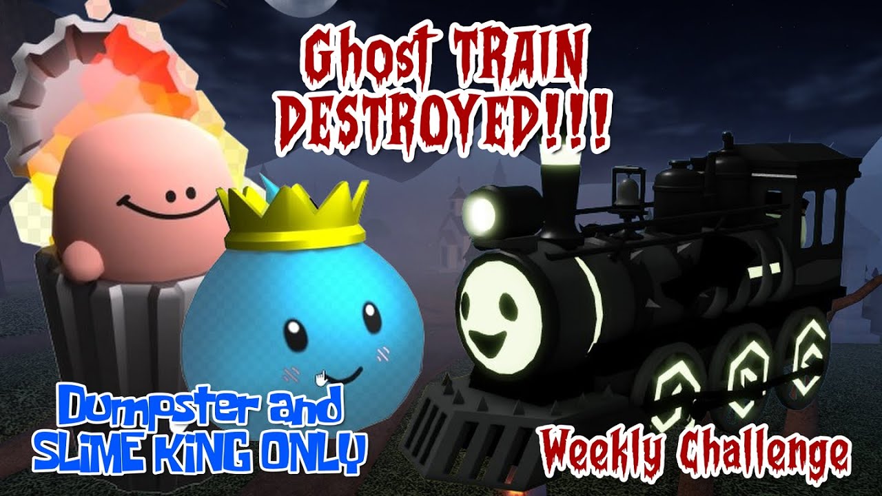 2 TOWERS DESTROYED GHOST TRAIN? 👻 Tower Heroes Weekly Challenge