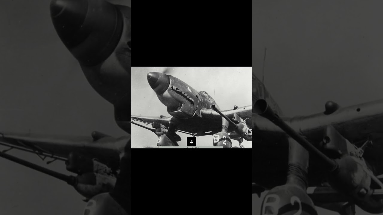 TOP5 Samoloty szturmowe II wojny światowej 1939-1945 Junkers 87 G  #top10 #iiwojnaświatowa #historia