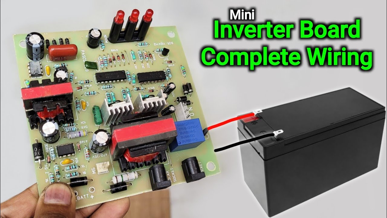 45W CFL/LED Bulb/Tube Light  Inverter Board Complete Wiring || हिन्दी || You Like Electronic