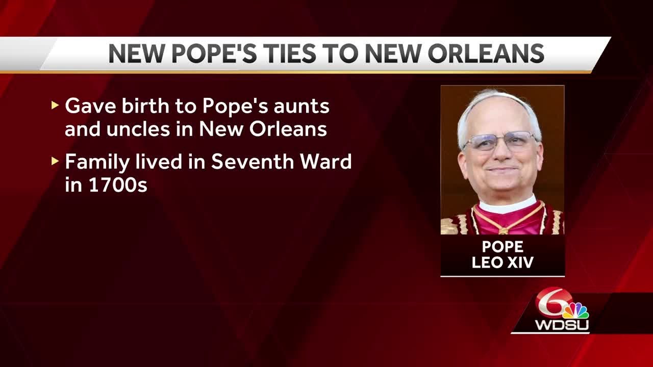 Pope Leo XIV has strong Creole ties to New Orleans