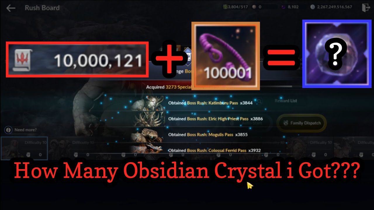 Enter Boss Rush with 100k Shadow Knots | Black Desert Mobile