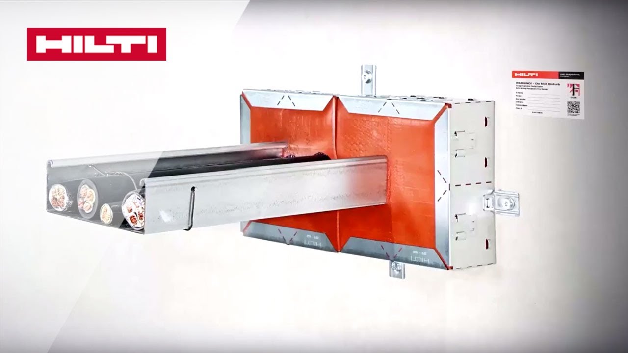 PRÉSENTATION du collier coupe-feu pour câbles Hilti CFS-RCC