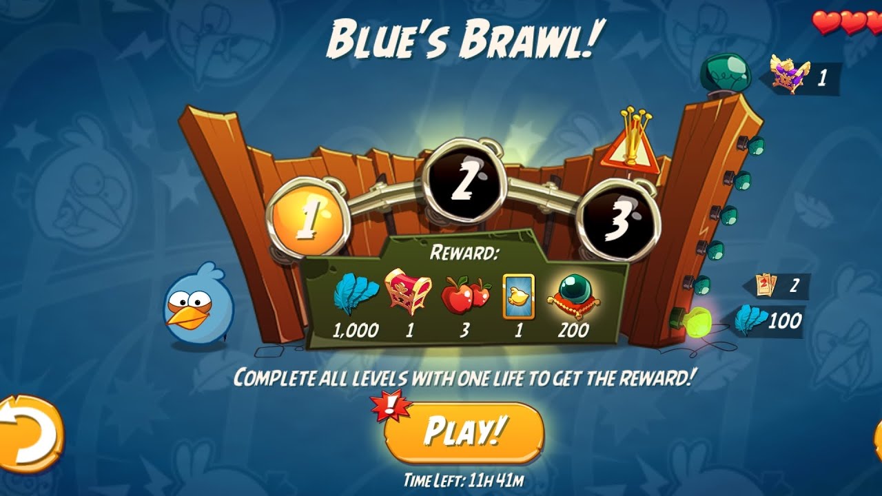 Angry Birds 2 | Daily Challenge Today | Blue's Brawl (10/01/2023)