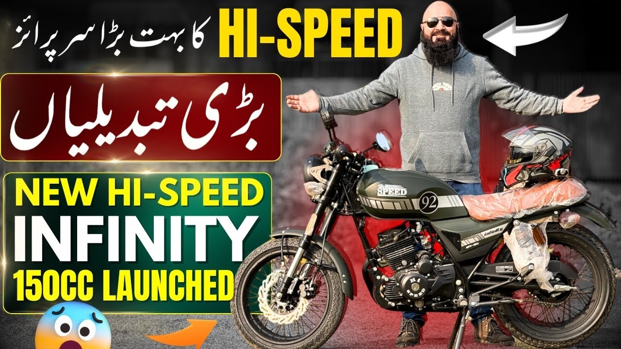 NEW HI-SPEED INFINITY SR 150 2025 MODEL WITH STYLISH CHANGES | BIKE MATE PK