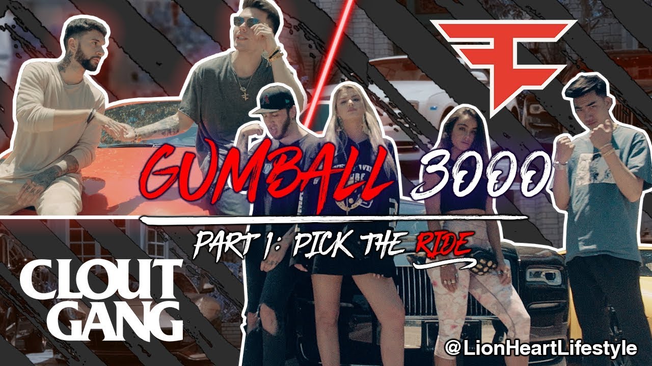 FaZe Clan & Clout Gang Drive Gumball 3000!