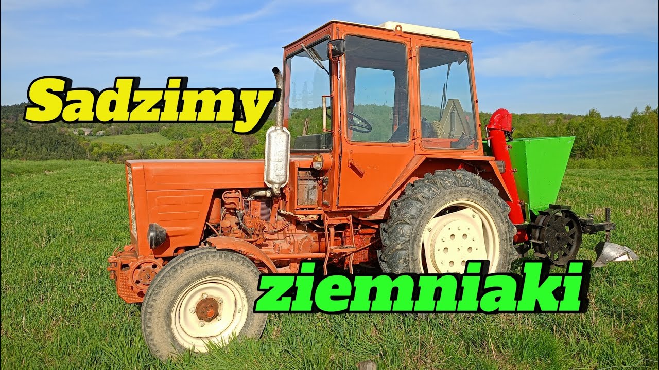 Sadzimy ziemniaki Władimirec T25. Ciężki podjazd.