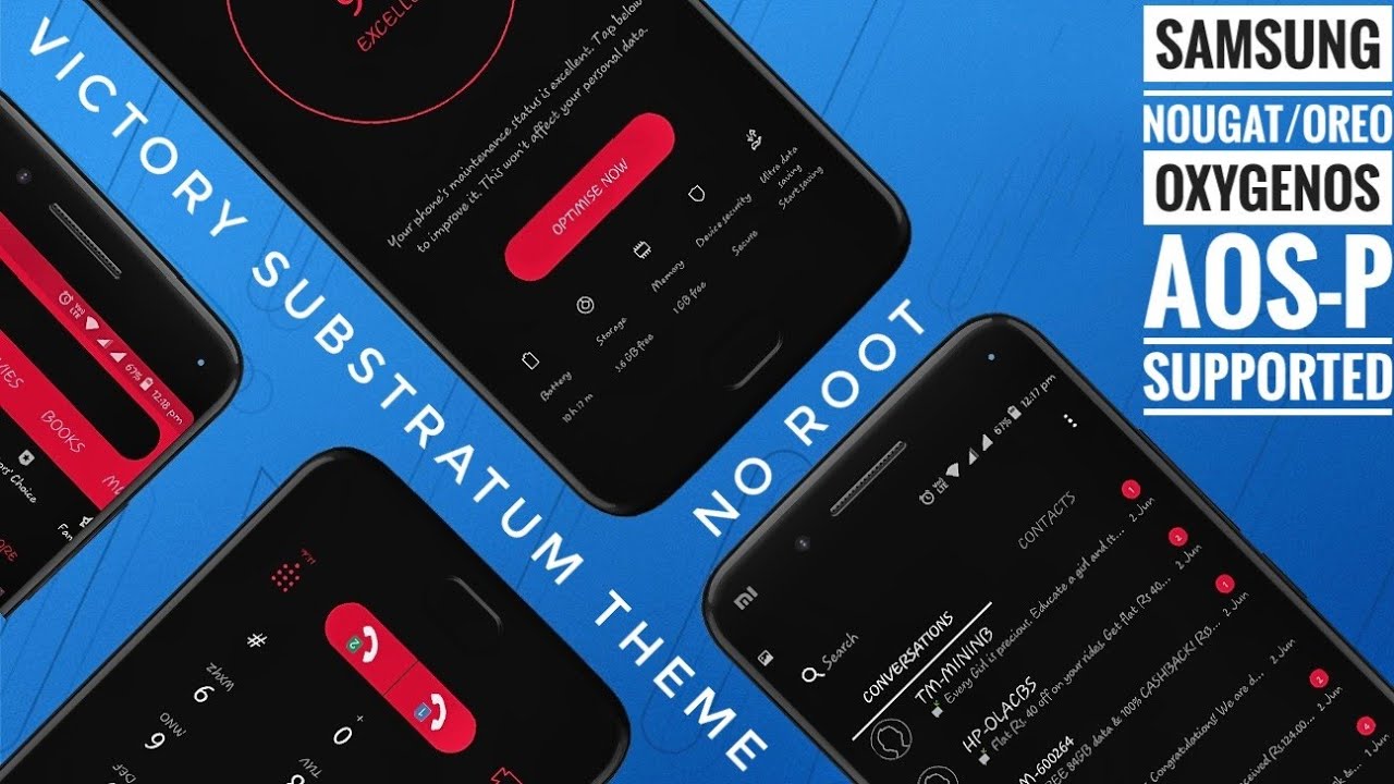 Victory Substratum Theme For Samsung/Oxygen OS/AOSP | Quick Overview | Installation | No Root 2018