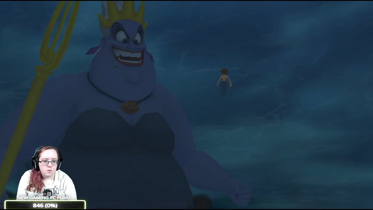 Defeating Giant Ursula | Kingdom Hearts
