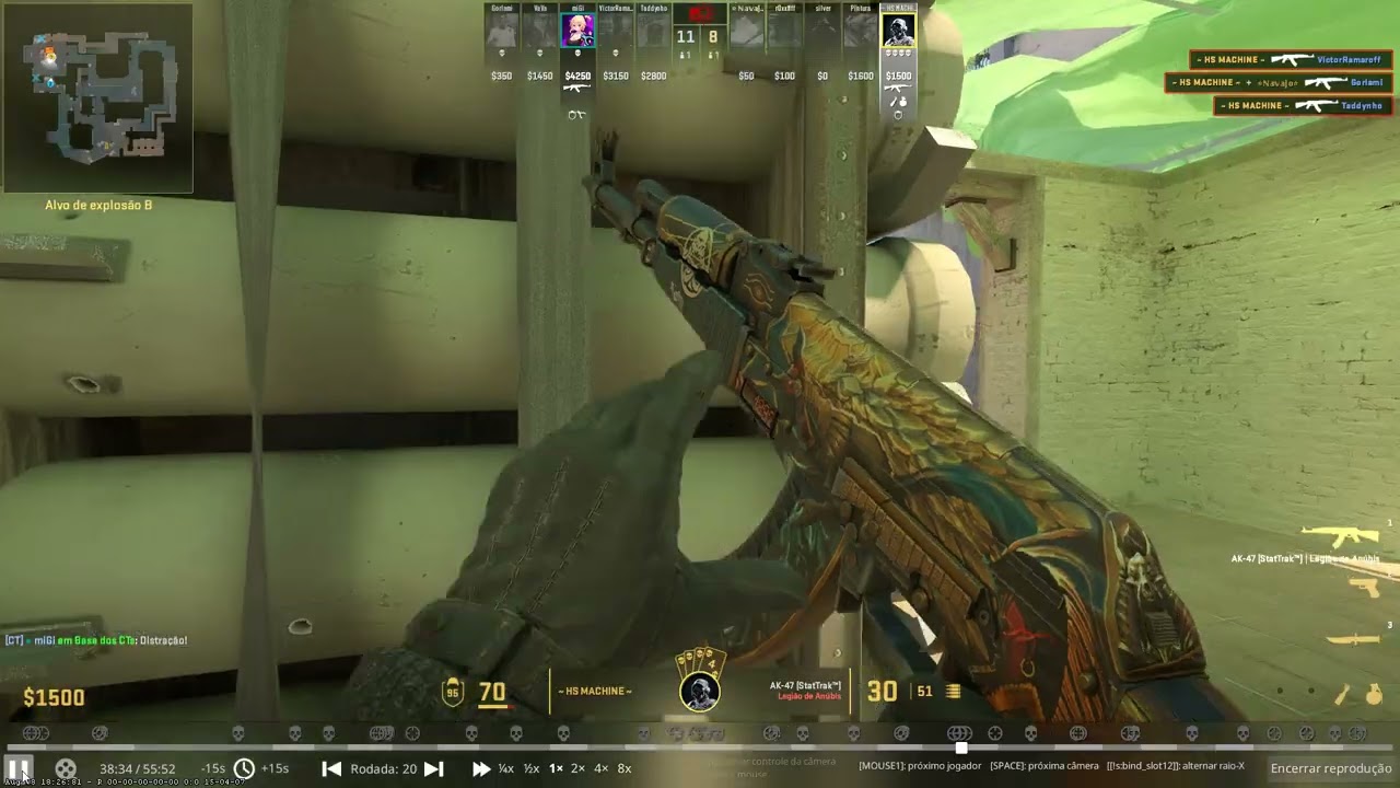 Counter strike 2 - ACE CLUTCH 1x5 #csgo #cs2moments #cs2highlights