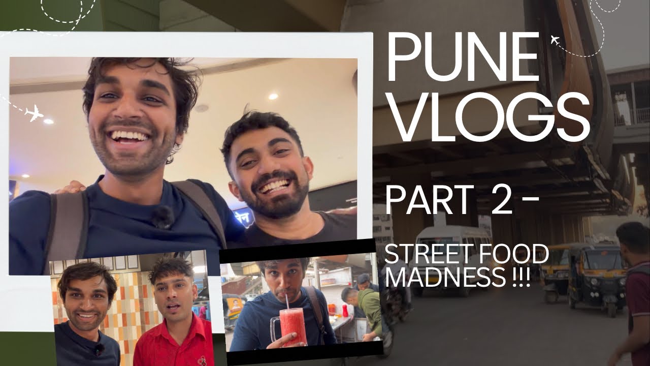 Pune Vlogs | Street Food Madness in Ramwadi + Exploring Viman Nagar