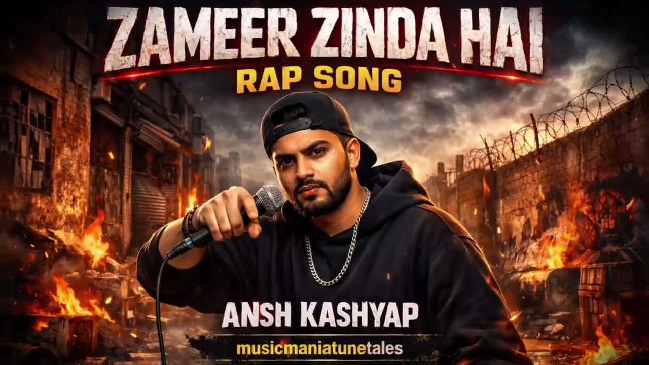 🎤ZAMEER ZINDA HAI 🔥 | Powerful Hindi Rap 2026 | Attitude Rap | Ansh Kashyap | MusicManiaTuneTales |