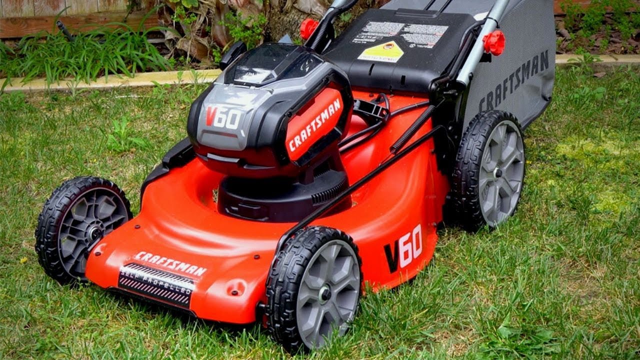 The Best Battery Powered Lawnmower - CRAFTSMAN V60* 3-in-1 Cordless Lawn Mower, 21-Inch