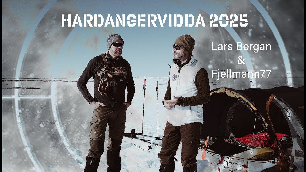 vintertur - p&aring;sken p&aring; Hardangervidda 2025 - wintercamping, tent ski and pulk