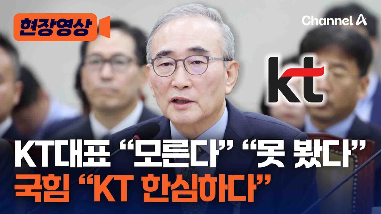 KT 해킹사태 청문회서 김영섭 대표이사 