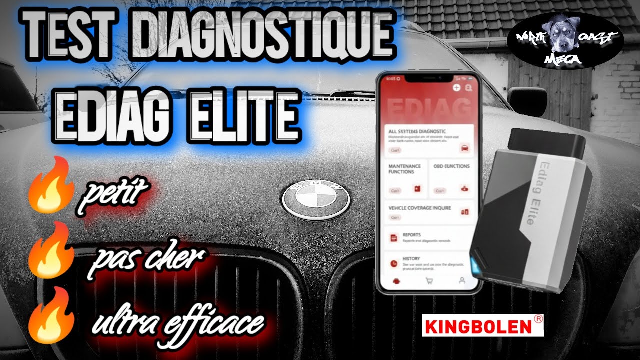  Kingbolen Ediag Elite : le meilleur outil de diagnostic auto à ce prix ? (Test complet)