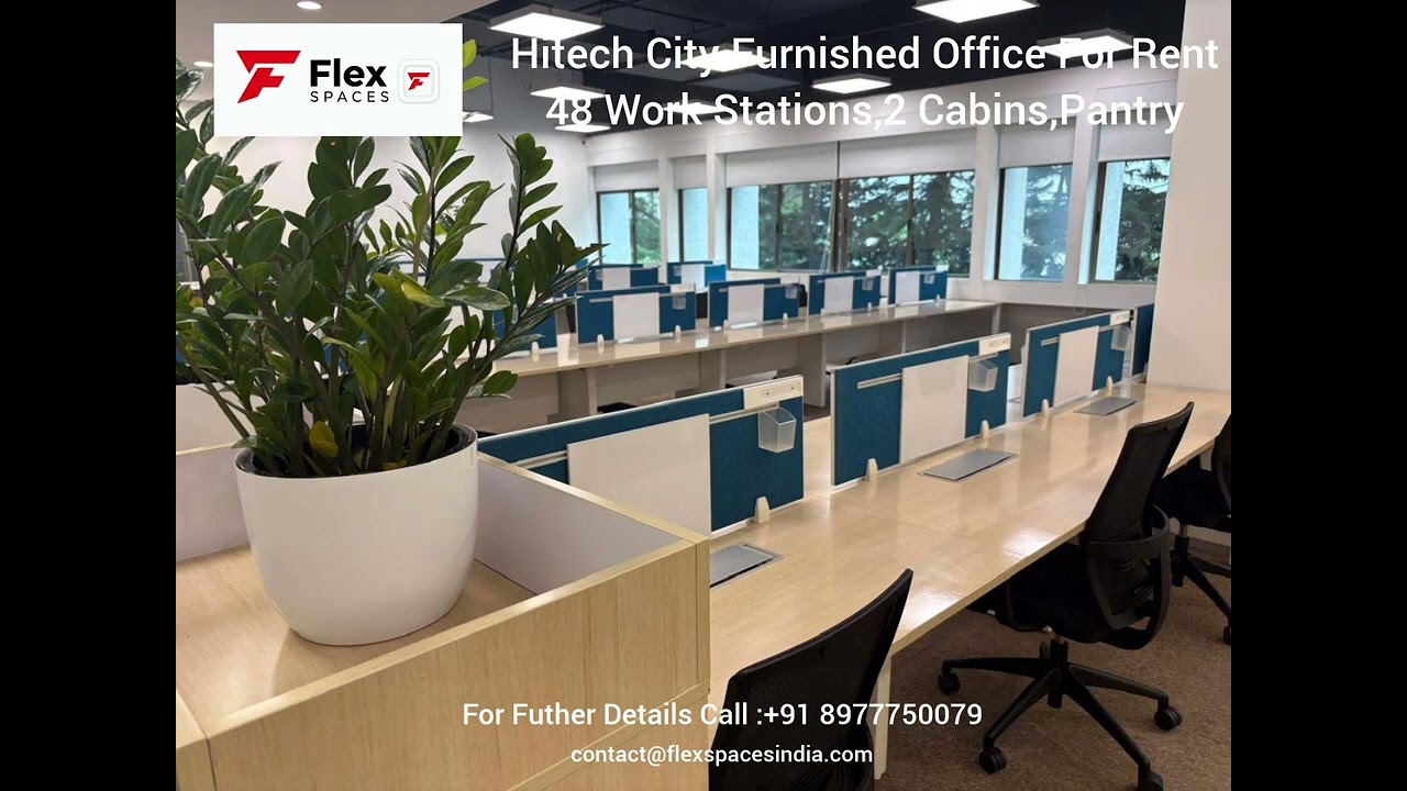 Hi-Tech City Hyderabad Furnished Office Space for Rent 