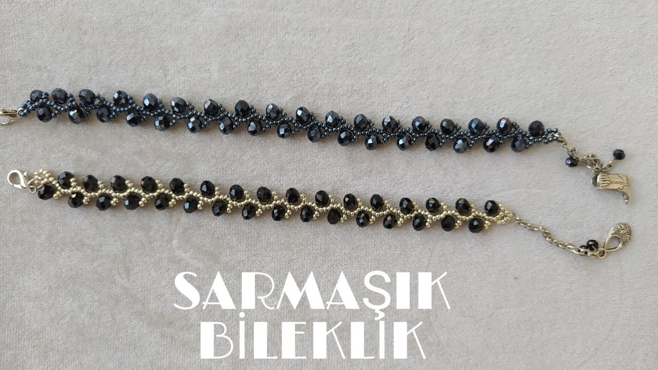 Kolay sarmaşık bileklik yapımı #DIY #HandMade #JewelryMaking