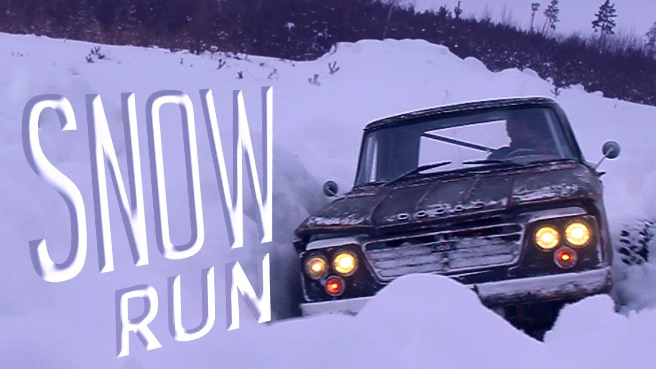 Buried in snow &diams; Dodge D100