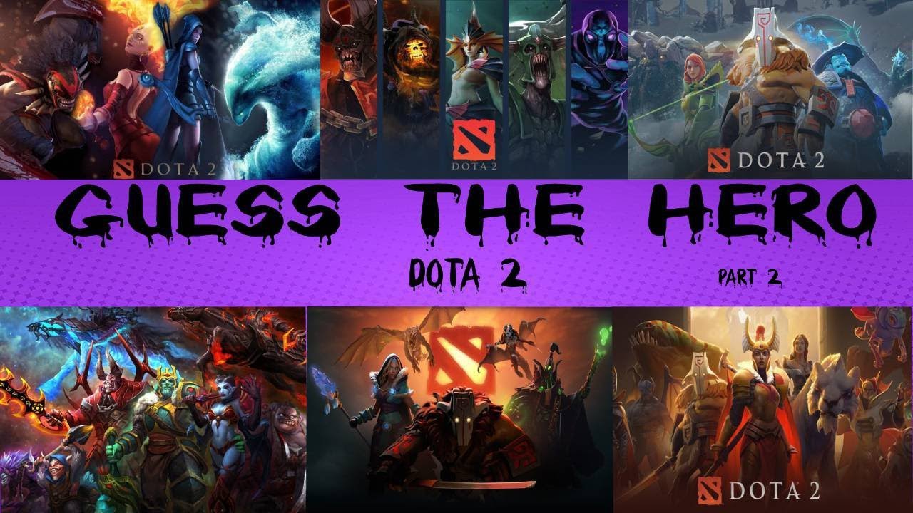 Guess the hero DOTA 2 game #2 | Squeeze plz on games |  quiz game | Game for gamers