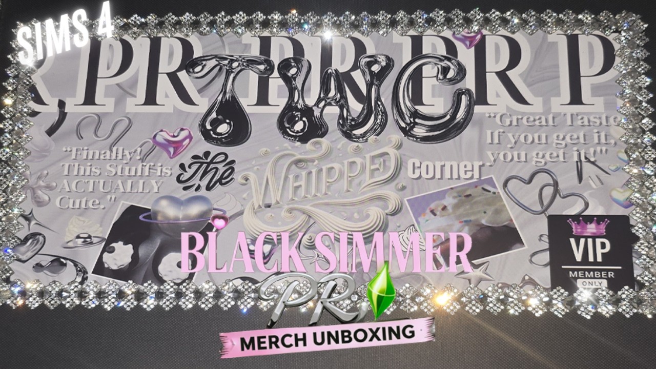 The Whipped Corner PR Unboxing | A Brand Made for Black Simmers 🖤