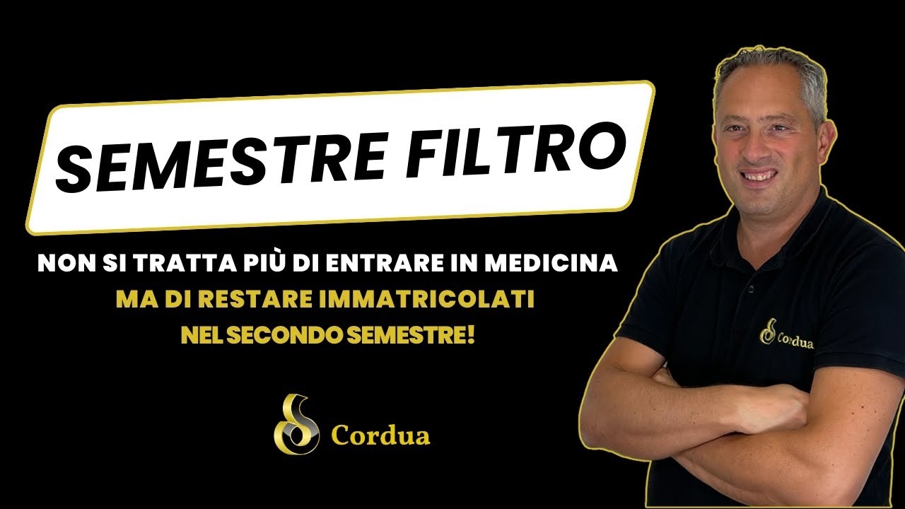 SEMESTRE FILTRO: LA VERA SFIDA È RIUSCIRE A RESTARE IMMATRICOLATI IN MEDICINA NEL SECONDO SEMESTRE