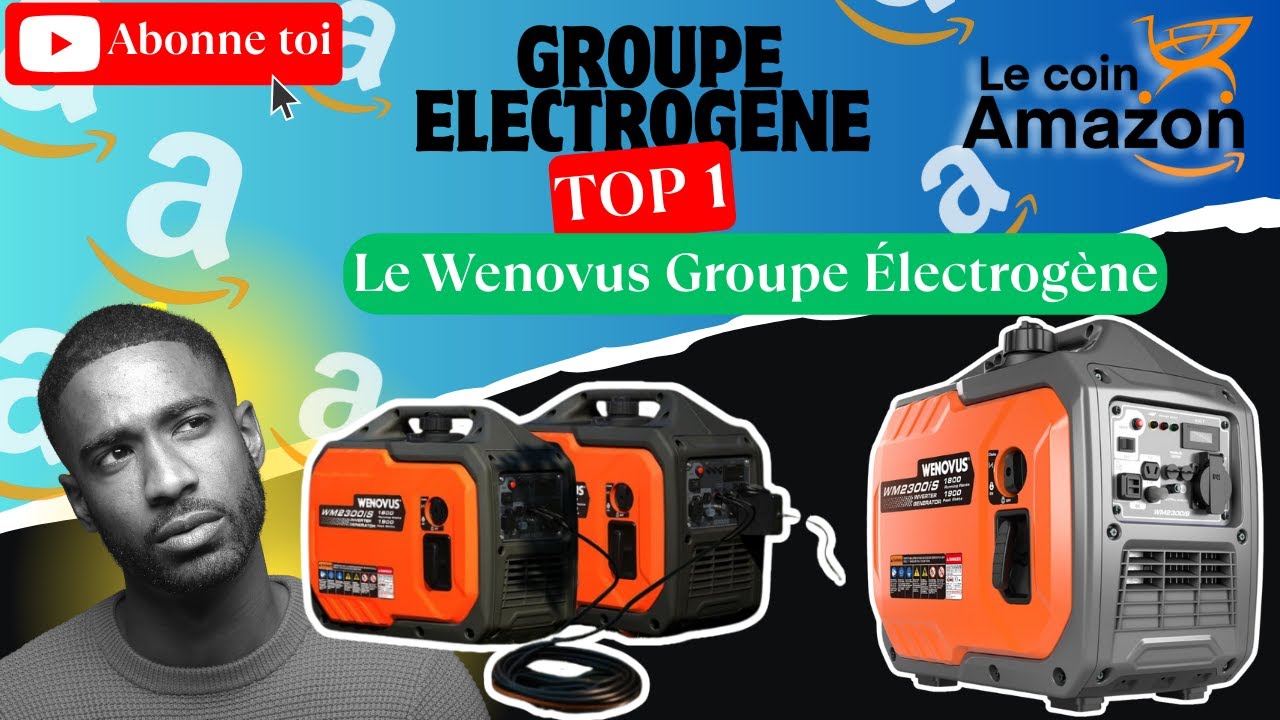 ⚡ Groupe Électrogène Silencieux 1900W Wenovus : L’Alimentation de Secours Idéale Maison & Camping !