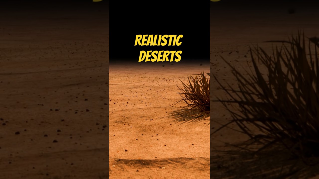 Realistic Deserts in Blender!