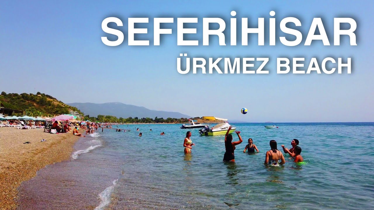 [4K] Izmir Seferihisar | Ürkmez Beach Walking Tour, July 31 | Turkey Travel 2021