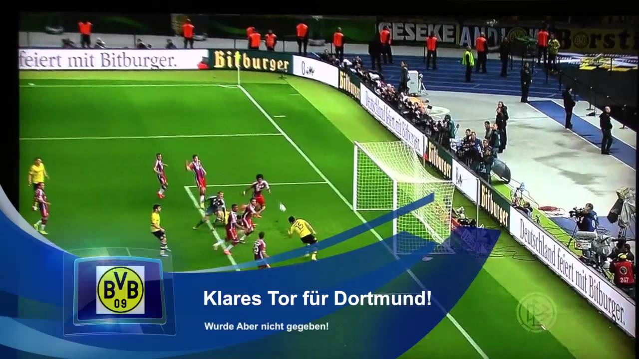 DFB Pokalfinale 2014 - Tor Mats Hummels - Tore Borussia Dortmund vs. Bayern M&uuml;nchen