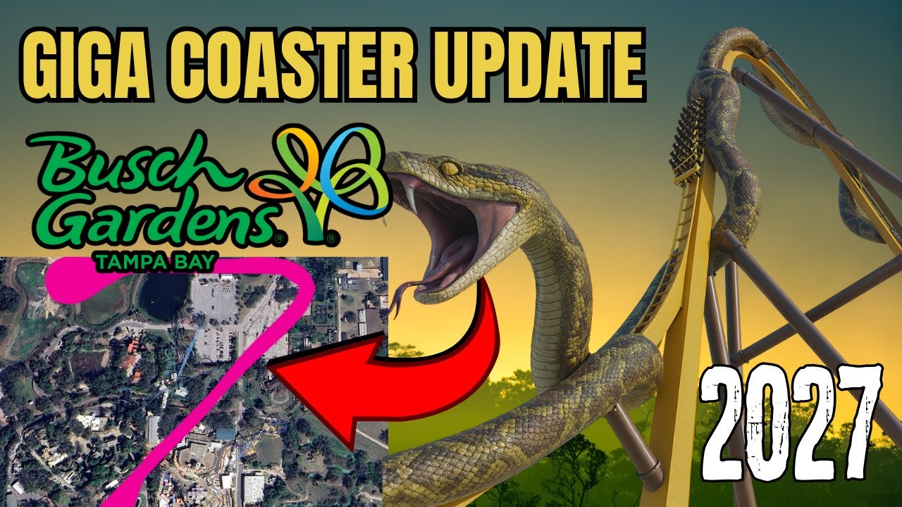 Busch Gardens Tampa To Close 50 Year Old Ride For FUTURE Exciting Attraction! GIGA Coaster?