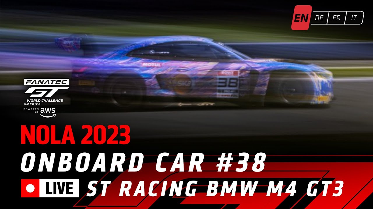 LIVE | CAR #38 | Race 2 |  NOLA USA | Fanatec GT World Challenge America Powered by AWS