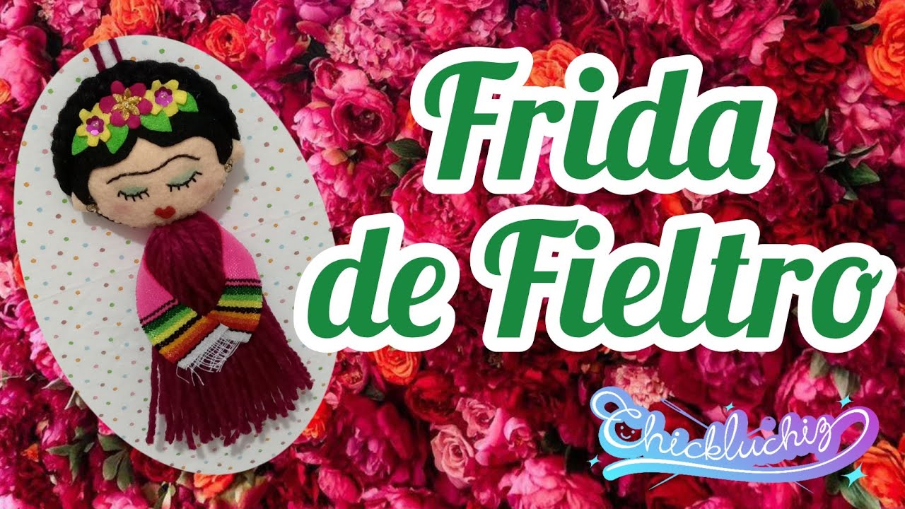 Cómo hacer Frida de Fieltro DIY #fridakahlo #fieltro #diycrafts