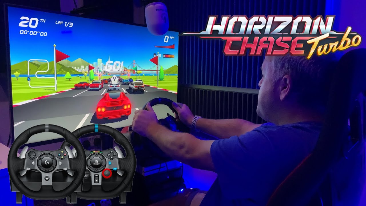 Horizon Chase Turbo - Xbox One - Logitech G29 Wheel & Pedals - 4K 60FS - Wheel Support
